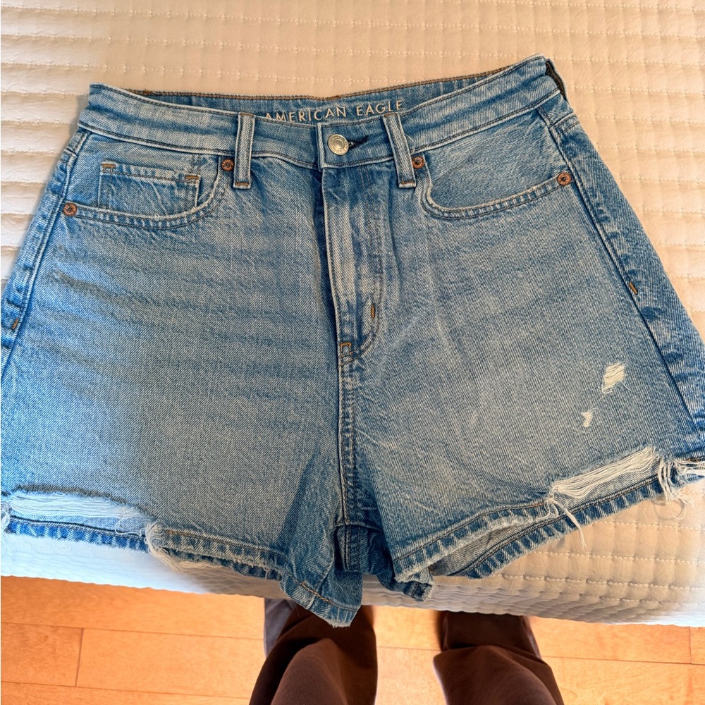 American Eagle Outfitters Light Blue Jean Shorts